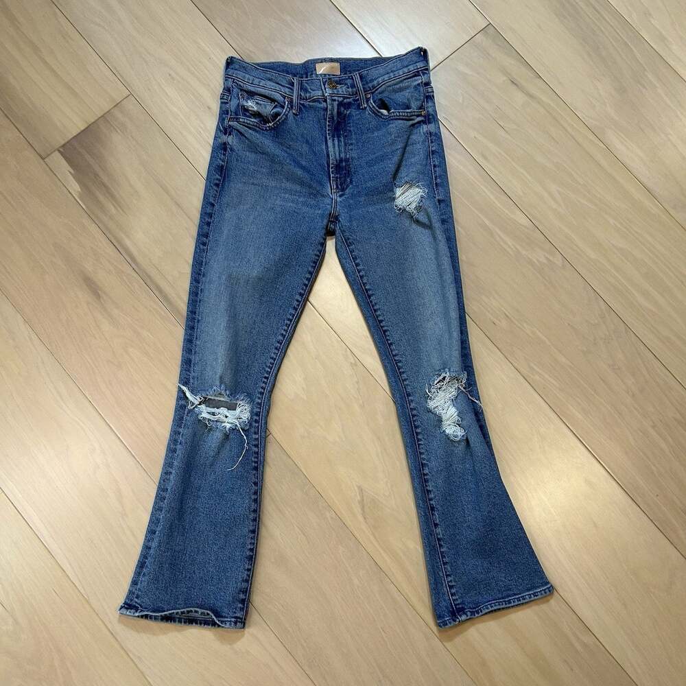 Mother The Insider Bloom & Doom Blue Jean Women's 26